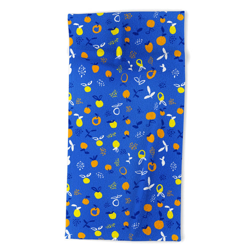 83 Oranges Always Summer In Good Company Beach Towel