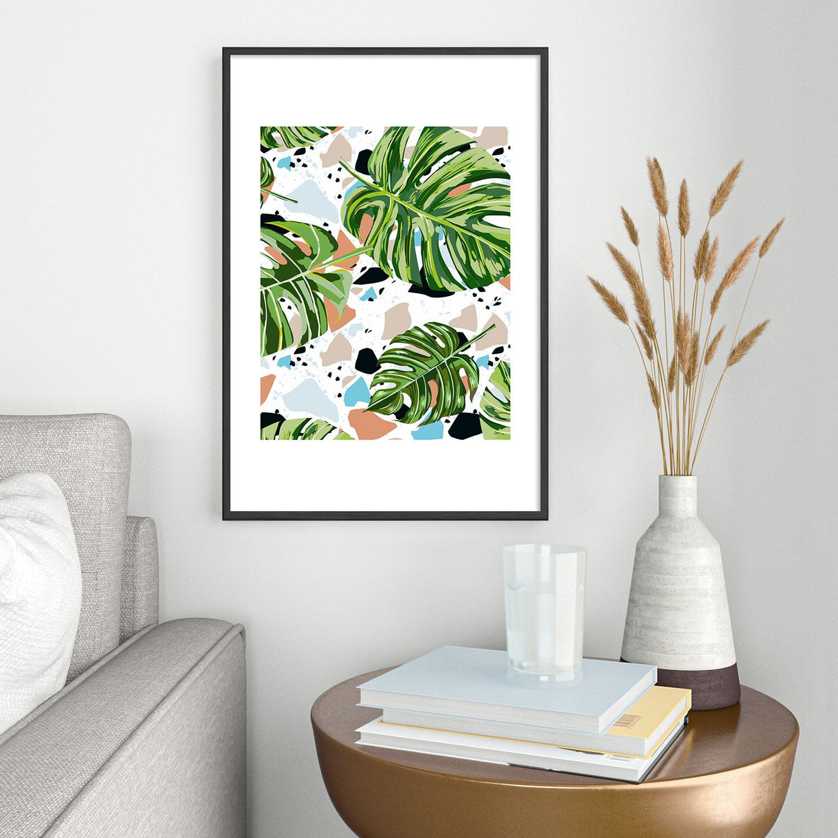 83 Oranges And I Find Missing Pieces Metal Framed Art Print