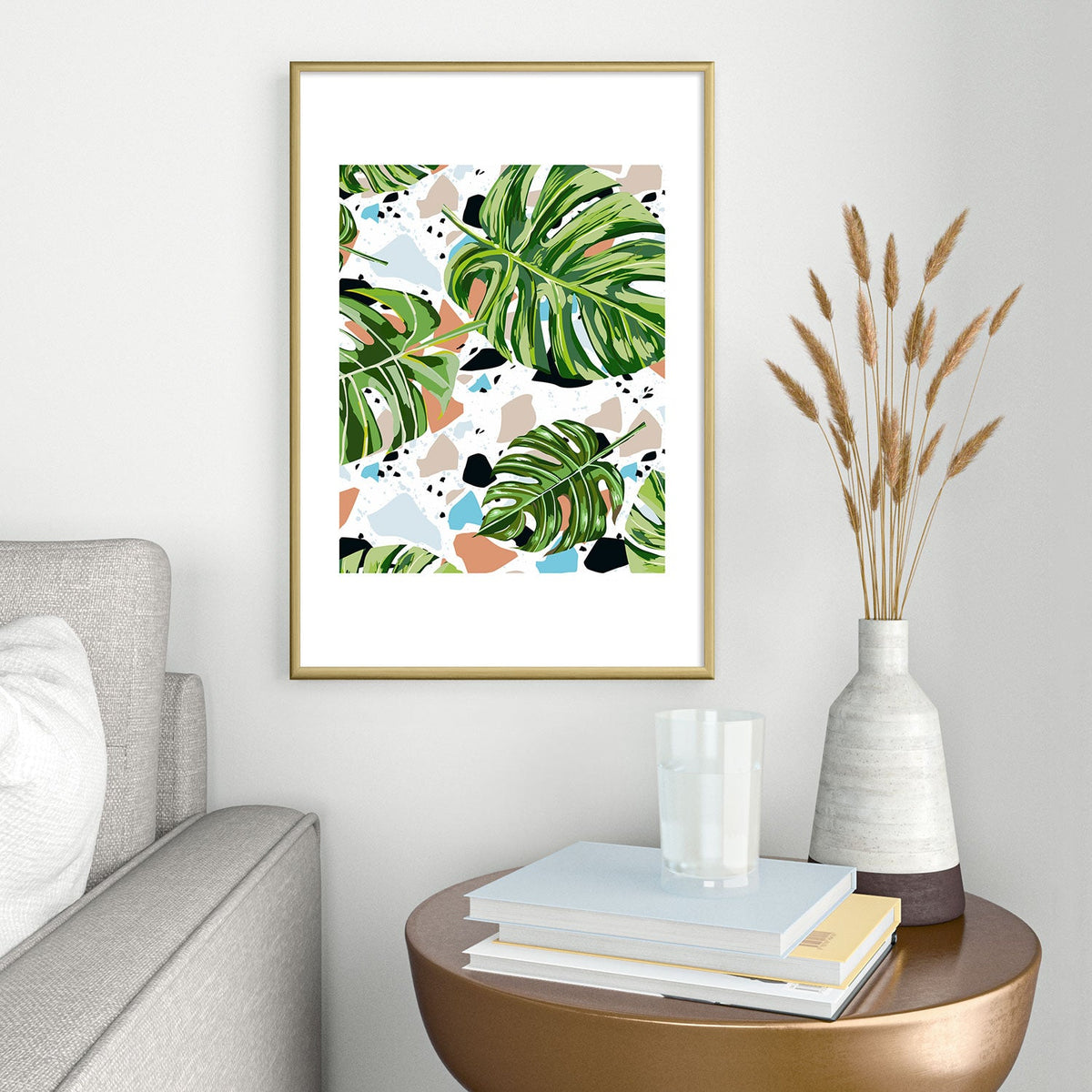 83 Oranges And I Find Missing Pieces Metal Framed Art Print