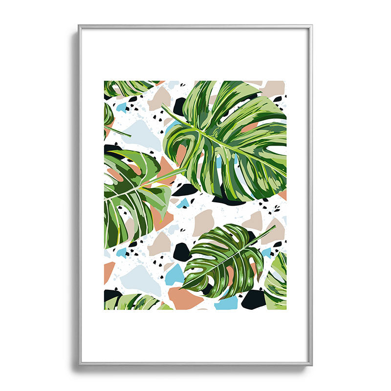 83 Oranges And I Find Missing Pieces Metal Framed Art Print