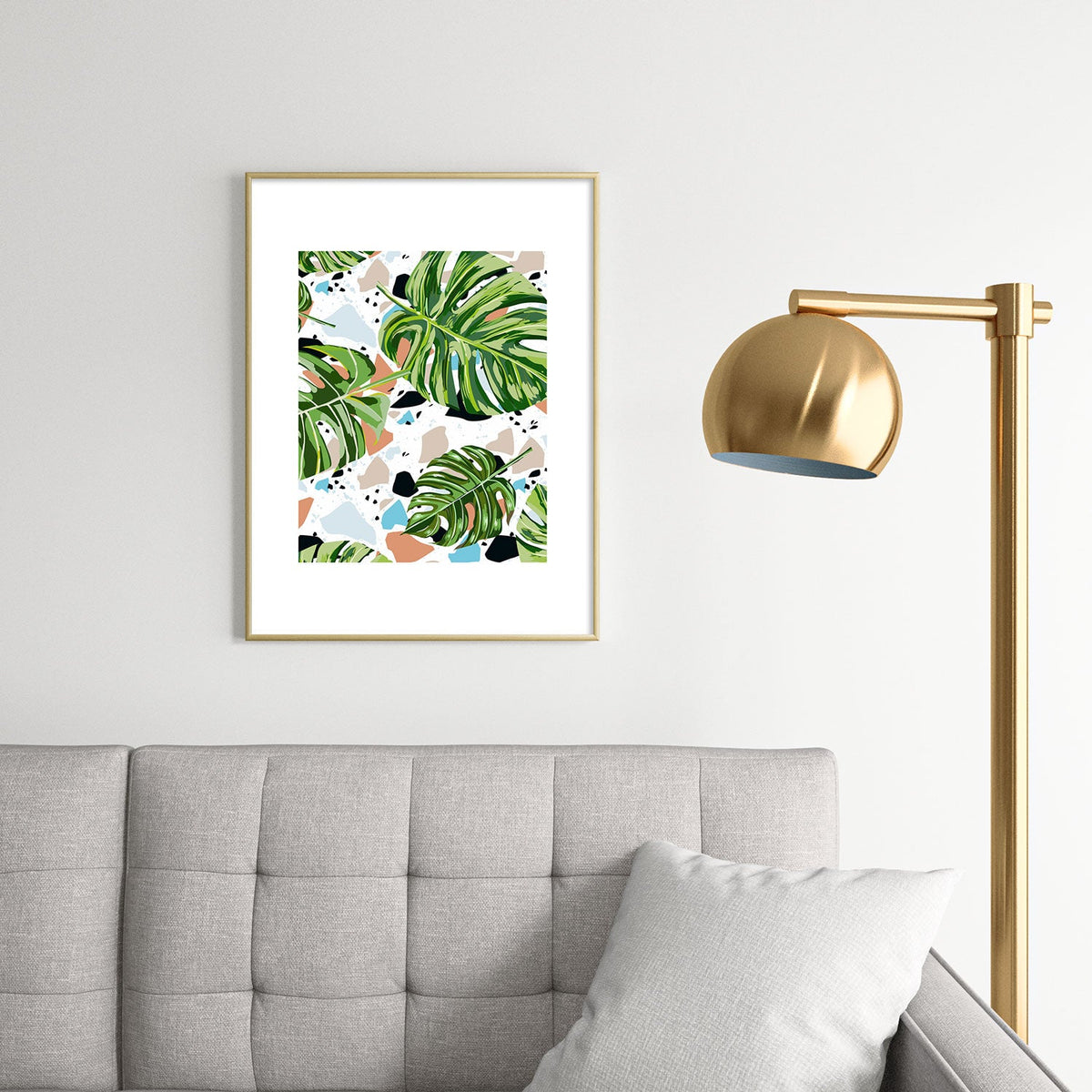 83 Oranges And I Find Missing Pieces Metal Framed Art Print