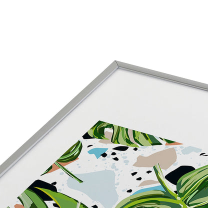 83 Oranges And I Find Missing Pieces Metal Framed Art Print
