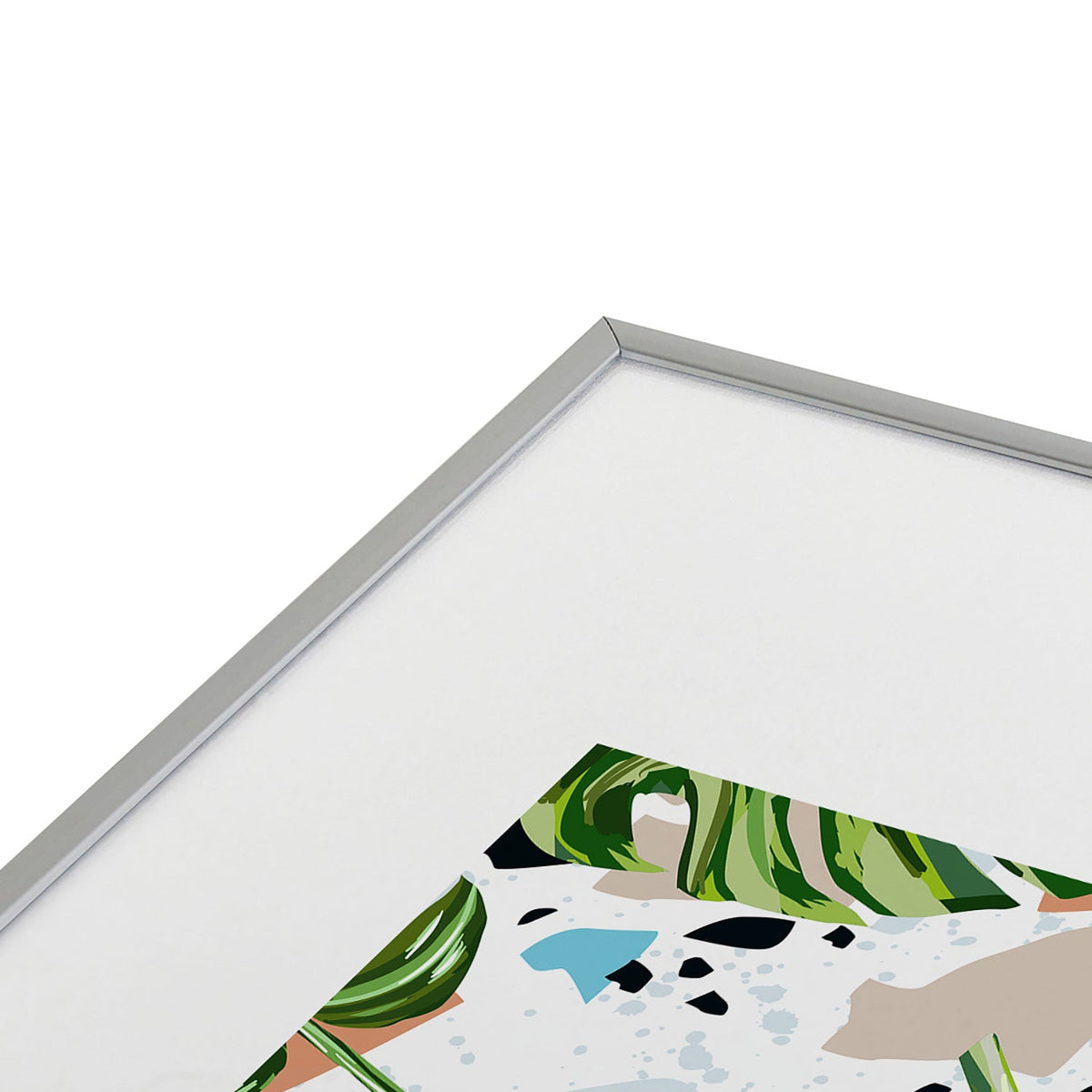 83 Oranges And I Find Missing Pieces Metal Framed Art Print