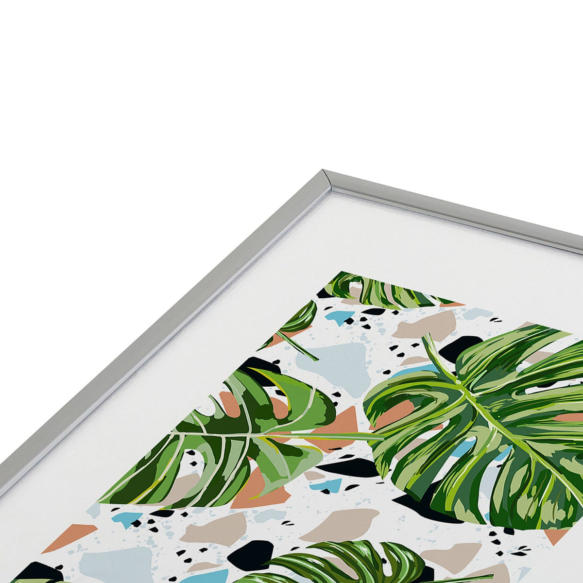 83 Oranges And I Find Missing Pieces Metal Framed Art Print