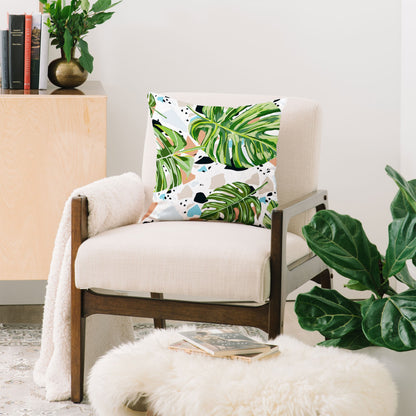 83 Oranges And I Find Missing Pieces Throw Pillow