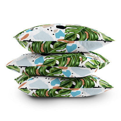 83 Oranges And I Find Missing Pieces Throw Pillow