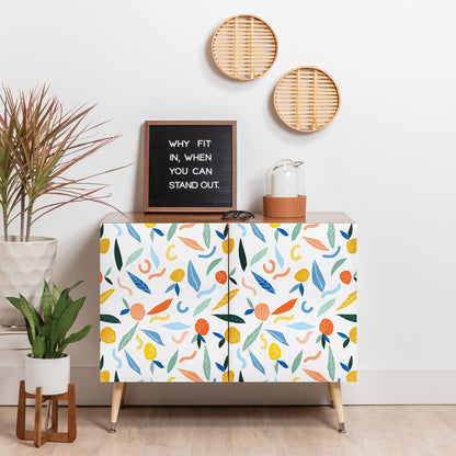 83 Oranges Art Is To Give Life A Shape Credenza