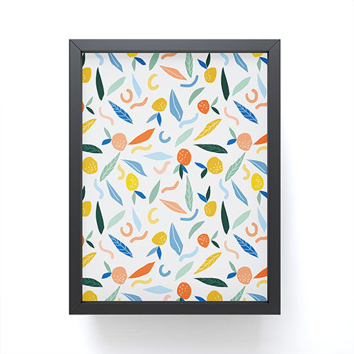 83 Oranges Art Is To Give Life A Shape Framed Mini Art Print