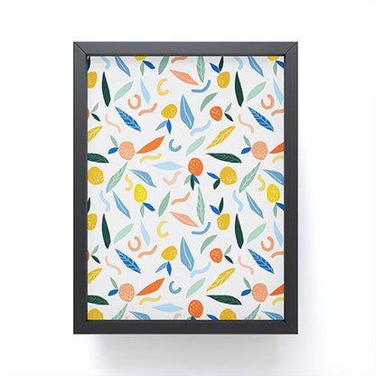83 Oranges Art Is To Give Life A Shape Framed Mini Art Print