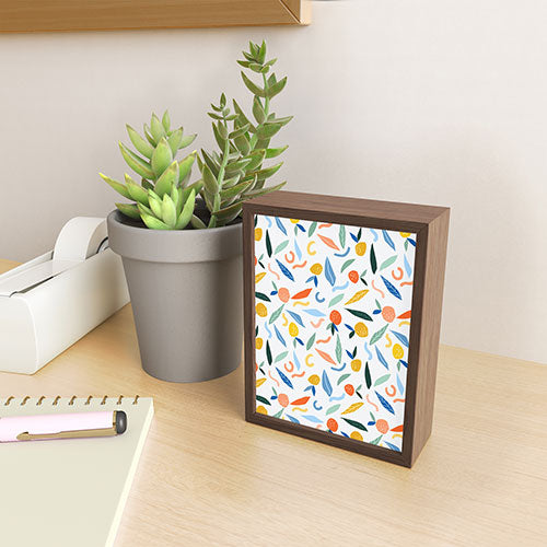83 Oranges Art Is To Give Life A Shape Framed Mini Art Print