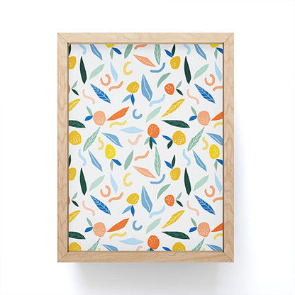 83 Oranges Art Is To Give Life A Shape Framed Mini Art Print