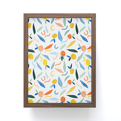 83 Oranges Art Is To Give Life A Shape Framed Mini Art Print