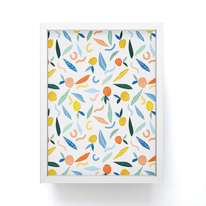 83 Oranges Art Is To Give Life A Shape Framed Mini Art Print