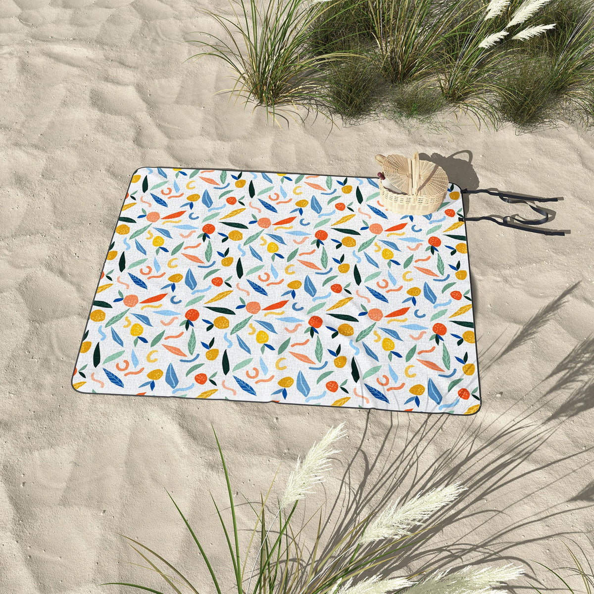 83 Oranges Art Is To Give Life A Shape Picnic Blanket