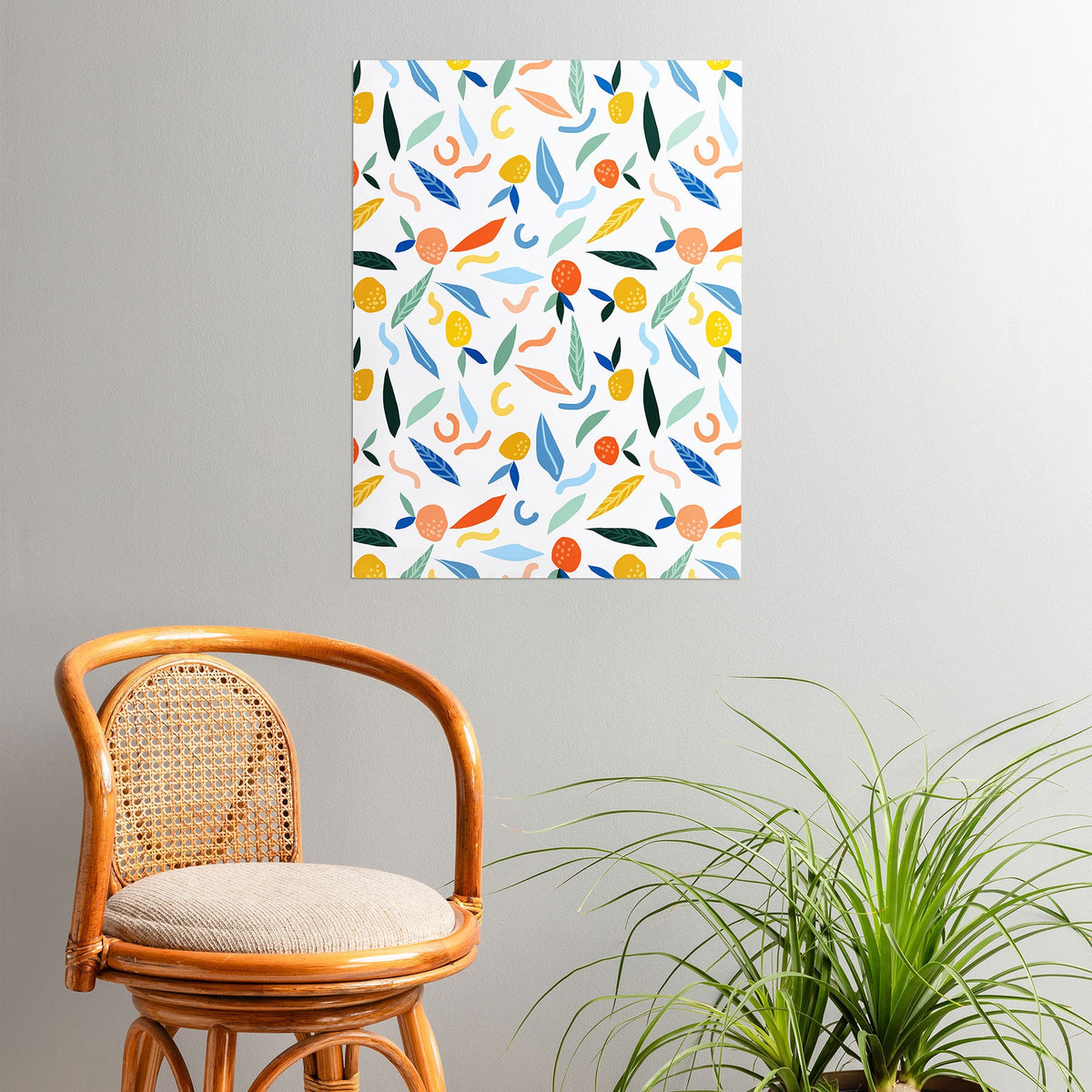83 Oranges Art Is To Give Life A Shape Poster