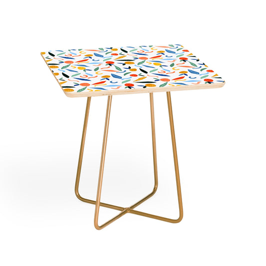 83 Oranges Art Is To Give Life A Shape Side Table