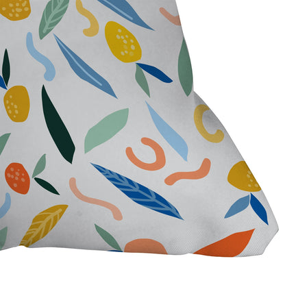83 Oranges Art Is To Give Life A Shape Outdoor Throw Pillow