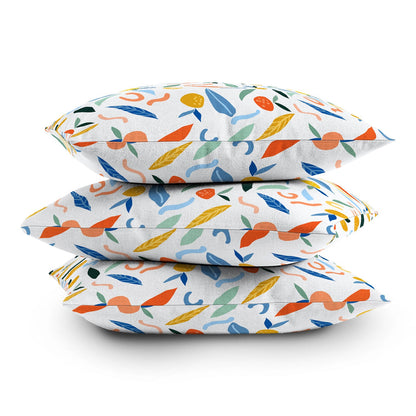 83 Oranges Art Is To Give Life A Shape Outdoor Throw Pillow