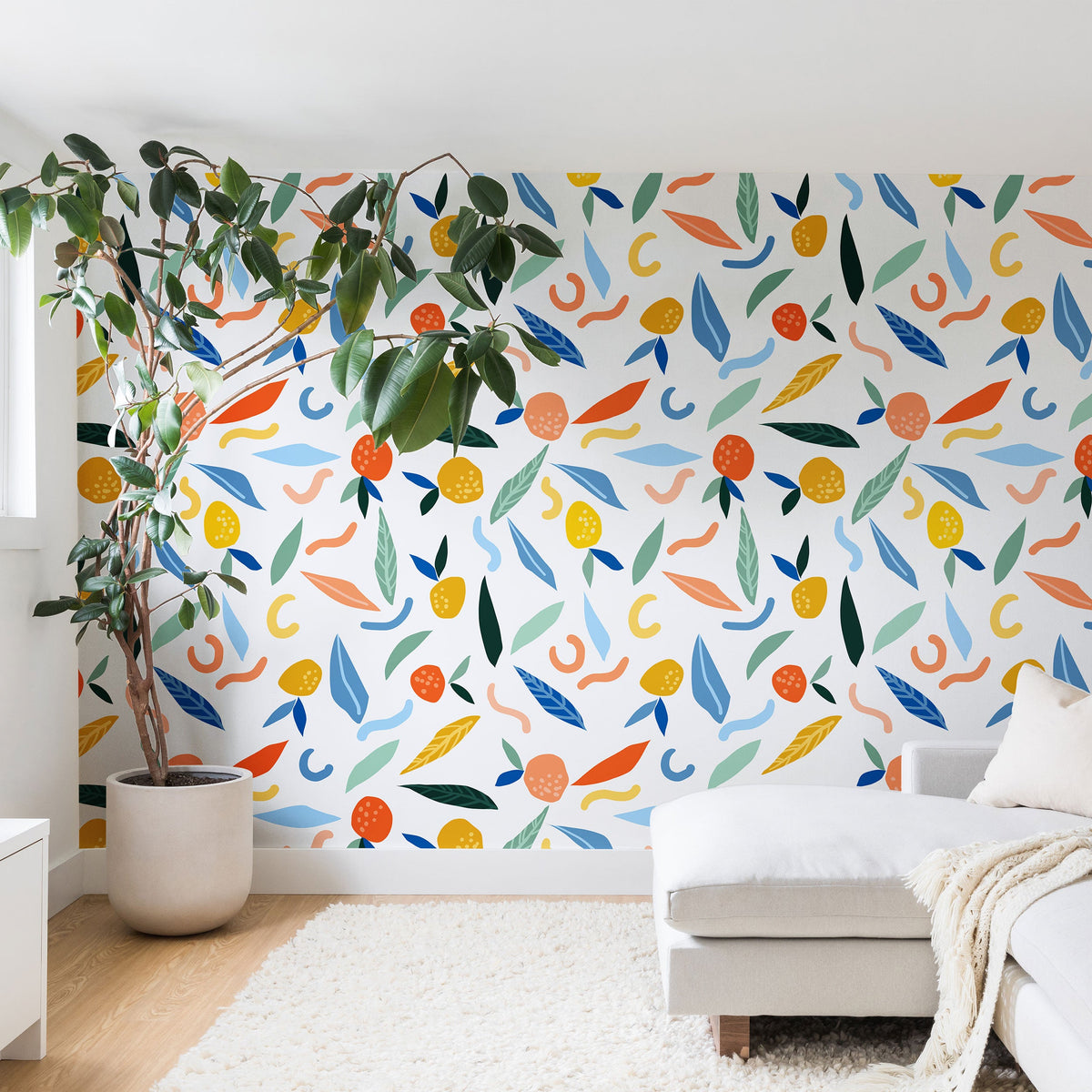 83 Oranges Art Is To Give Life A Shape Wall Mural