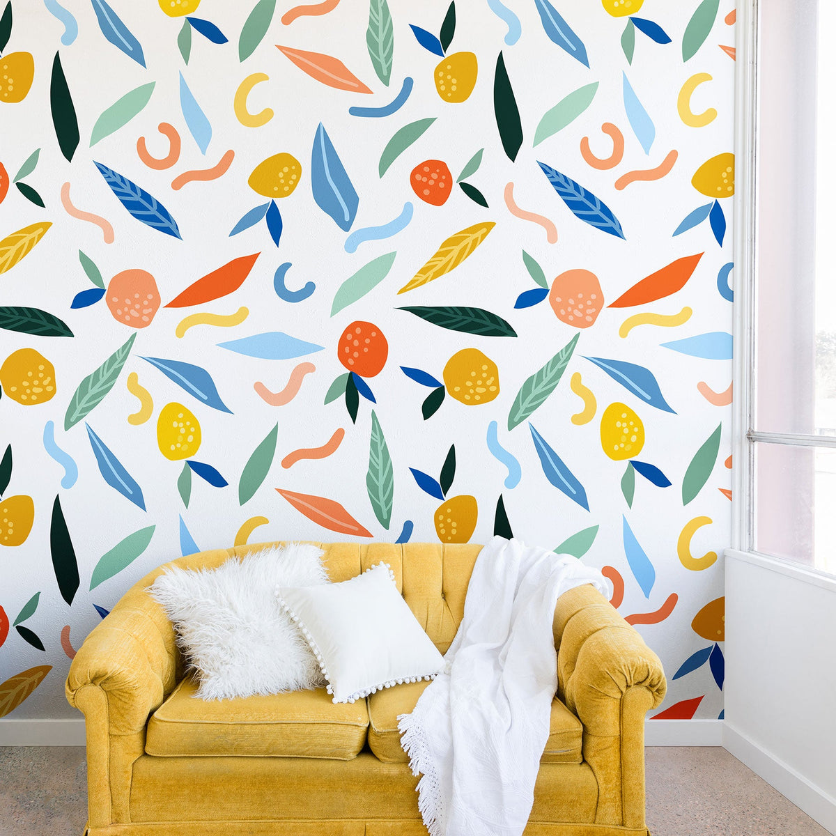 83 Oranges Art Is To Give Life A Shape Wall Mural
