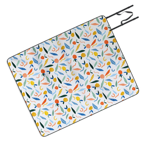 83 Oranges Art Is To Give Life A Shape Picnic Blanket