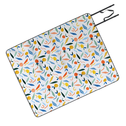 83 Oranges Art Is To Give Life A Shape Picnic Blanket