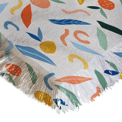 83 Oranges Art Is To Give Life A Shape Throw Blanket