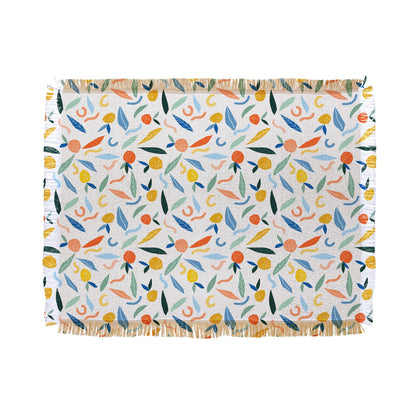 83 Oranges Art Is To Give Life A Shape Throw Blanket