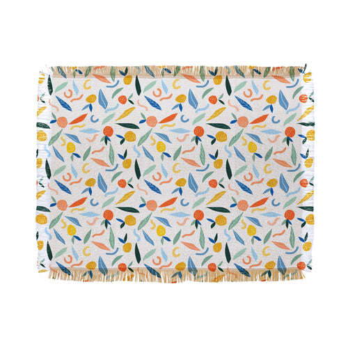 83 Oranges Art Is To Give Life A Shape Throw Blanket