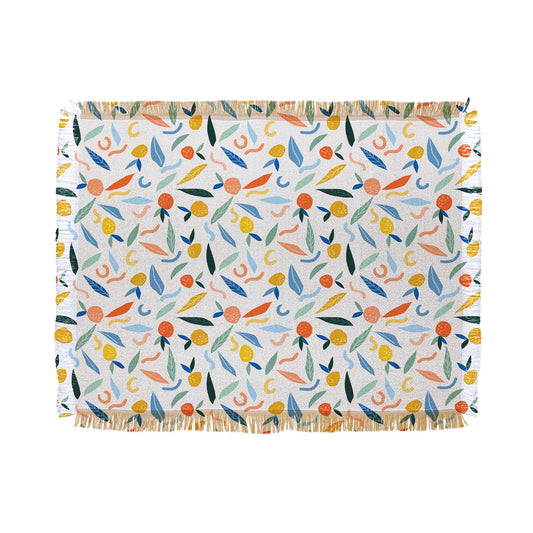 83 Oranges Art Is To Give Life A Shape Throw Blanket