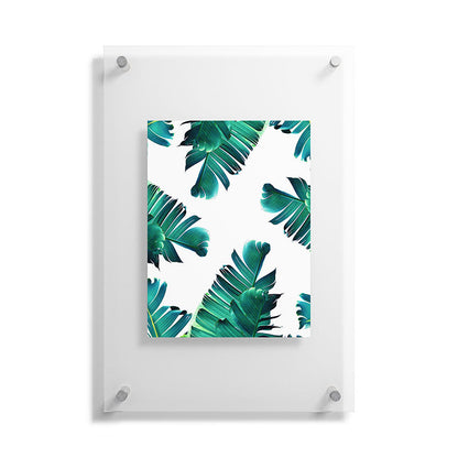 83 Oranges Banana Leaf Crush Floating Acrylic Print