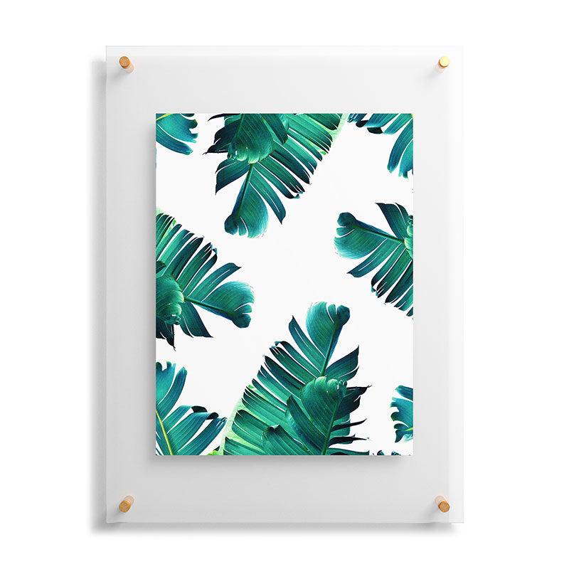 83 Oranges Banana Leaf Crush Floating Acrylic Print