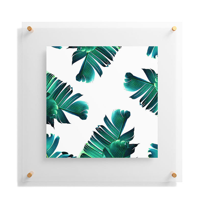 83 Oranges Banana Leaf Crush Floating Acrylic Print