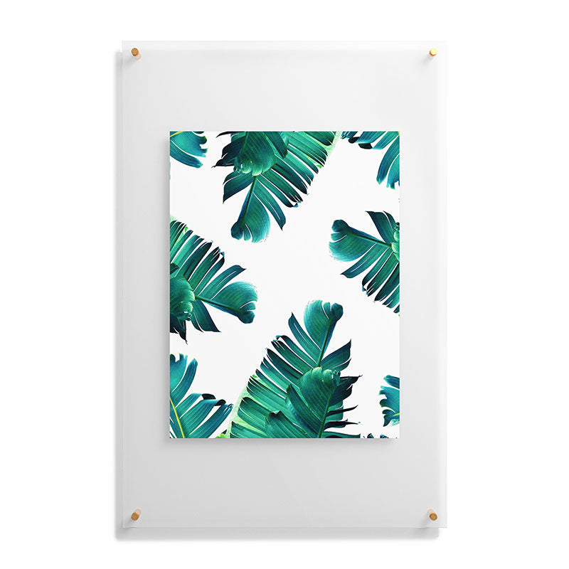 83 Oranges Banana Leaf Crush Floating Acrylic Print
