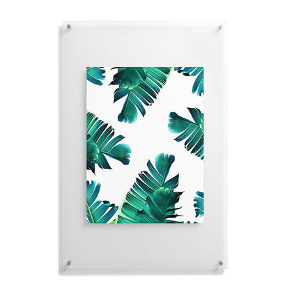 83 Oranges Banana Leaf Crush Floating Acrylic Print