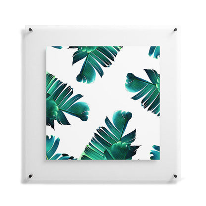 83 Oranges Banana Leaf Crush Floating Acrylic Print