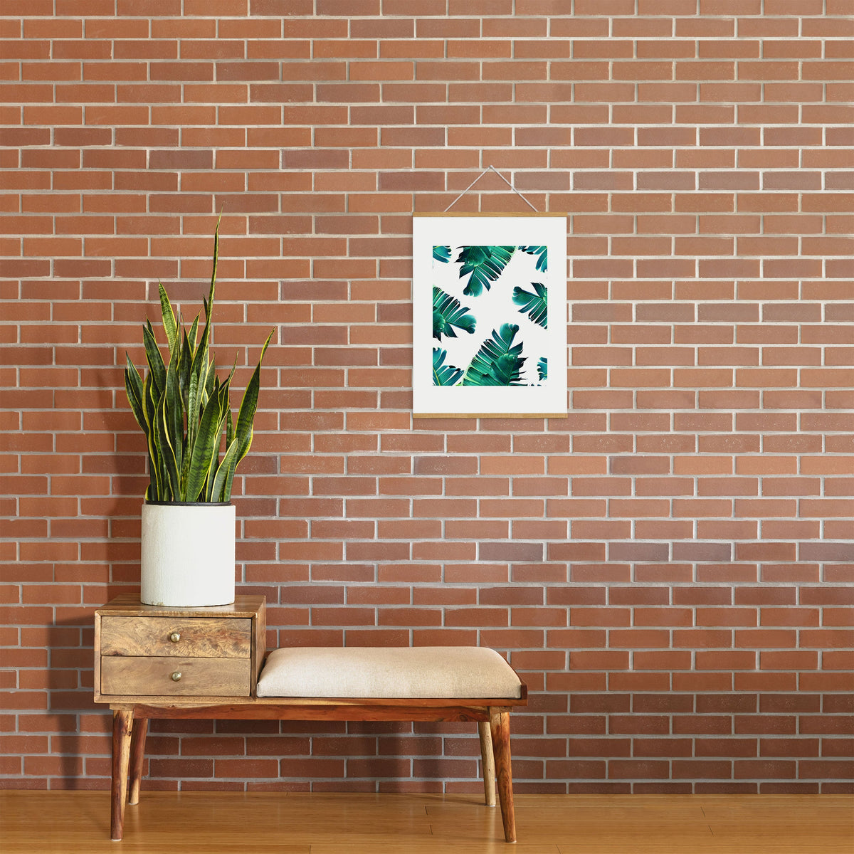83 Oranges Banana Leaf Crush Art Print
