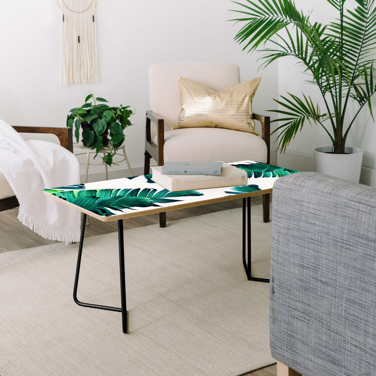 83 Oranges Banana Leaf Crush Coffee Table