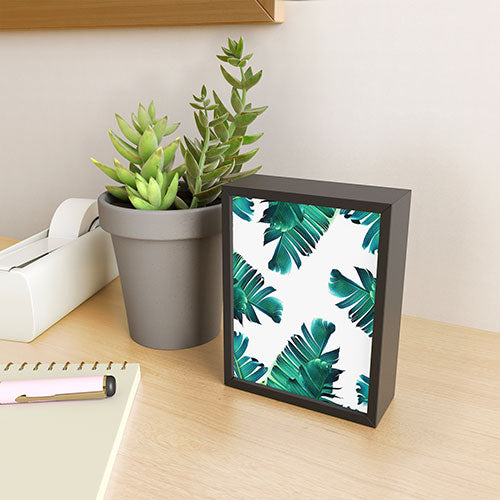 83 Oranges Banana Leaf Crush Framed Mini Art Print