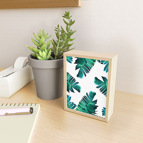 83 Oranges Banana Leaf Crush Framed Mini Art Print