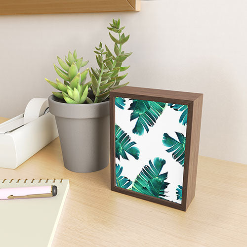 83 Oranges Banana Leaf Crush Framed Mini Art Print