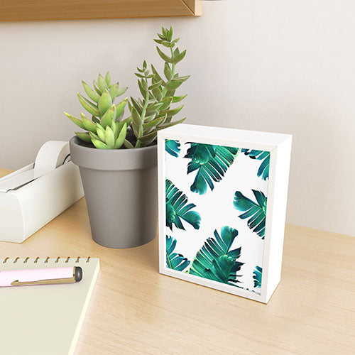 83 Oranges Banana Leaf Crush Framed Mini Art Print