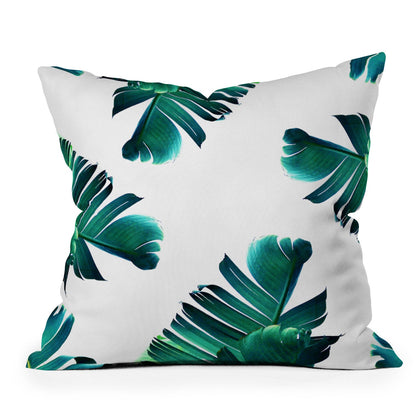 83 Oranges Banana Leaf Crush Outdoor Throw Pillow
