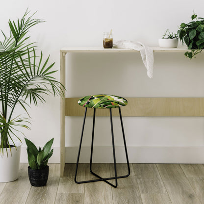 83 Oranges Banana Leaf Salad Counter Stool