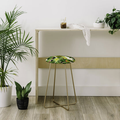 83 Oranges Banana Leaf Salad Counter Stool