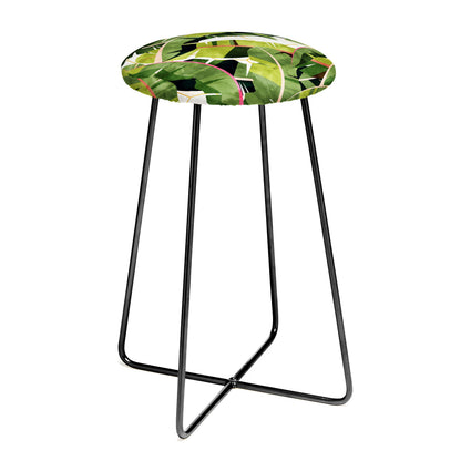 83 Oranges Banana Leaf Salad Counter Stool