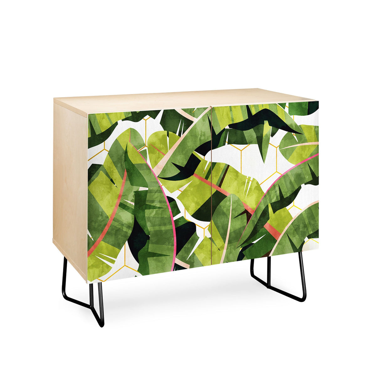 83 Oranges Banana Leaf Salad Credenza