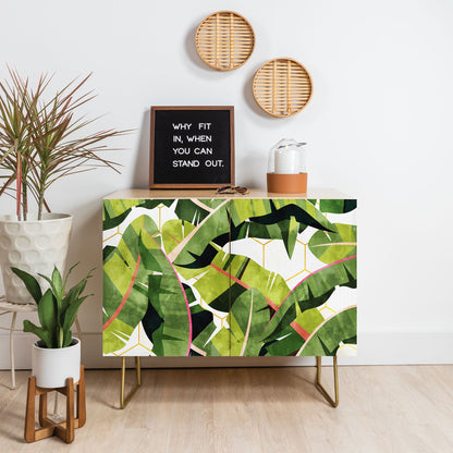 83 Oranges Banana Leaf Salad Credenza