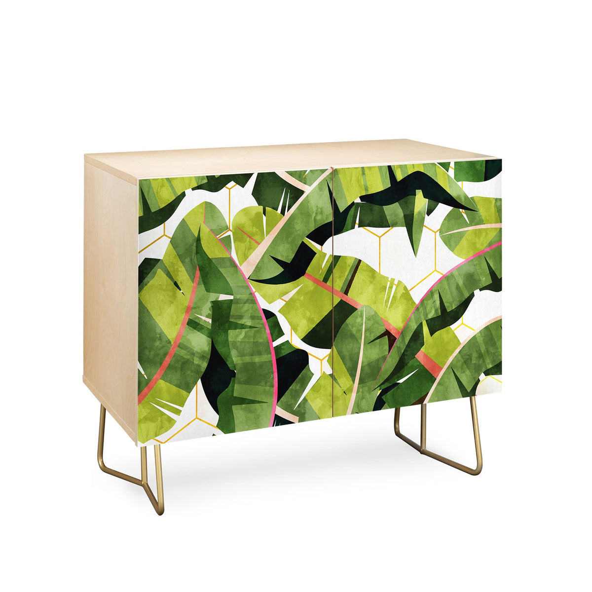 83 Oranges Banana Leaf Salad Credenza
