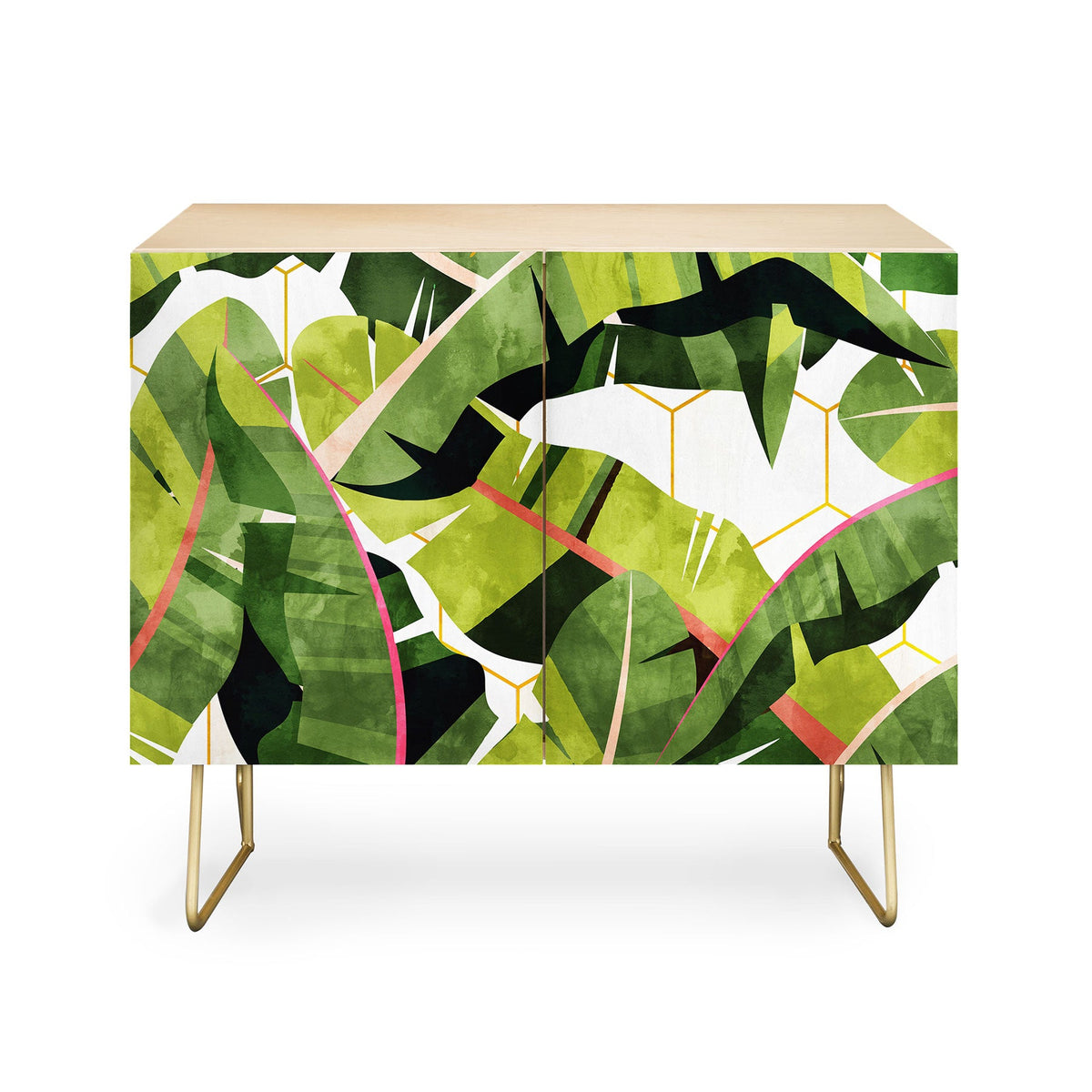 83 Oranges Banana Leaf Salad Credenza